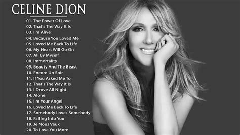 celine dion songs all